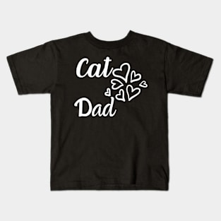 Cat Dad Funny Cute Fathers Day Special Kids T-Shirt